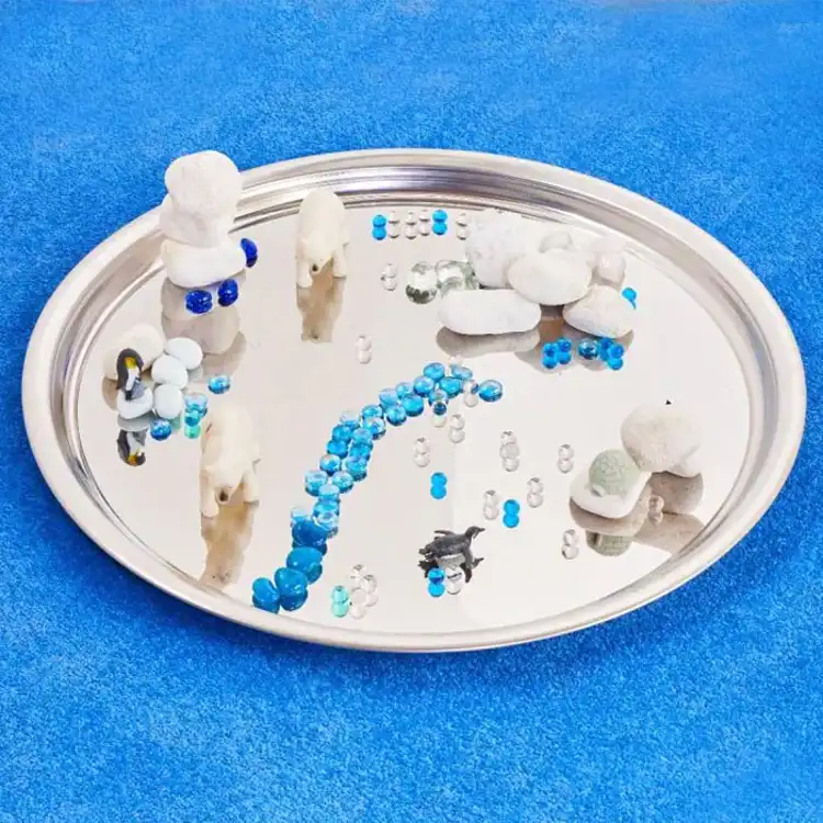 Sensory Magnetic Mirror Tray
