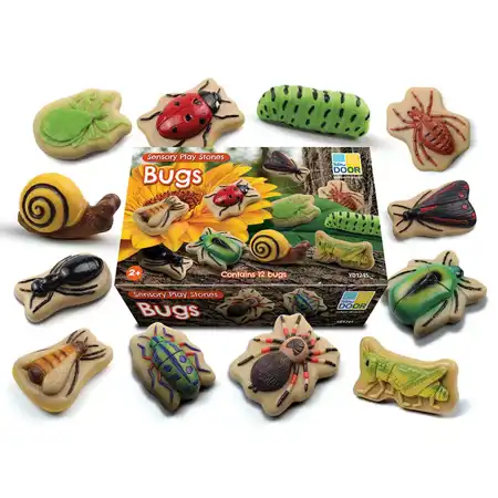 Sensory Play Stones, Bugs