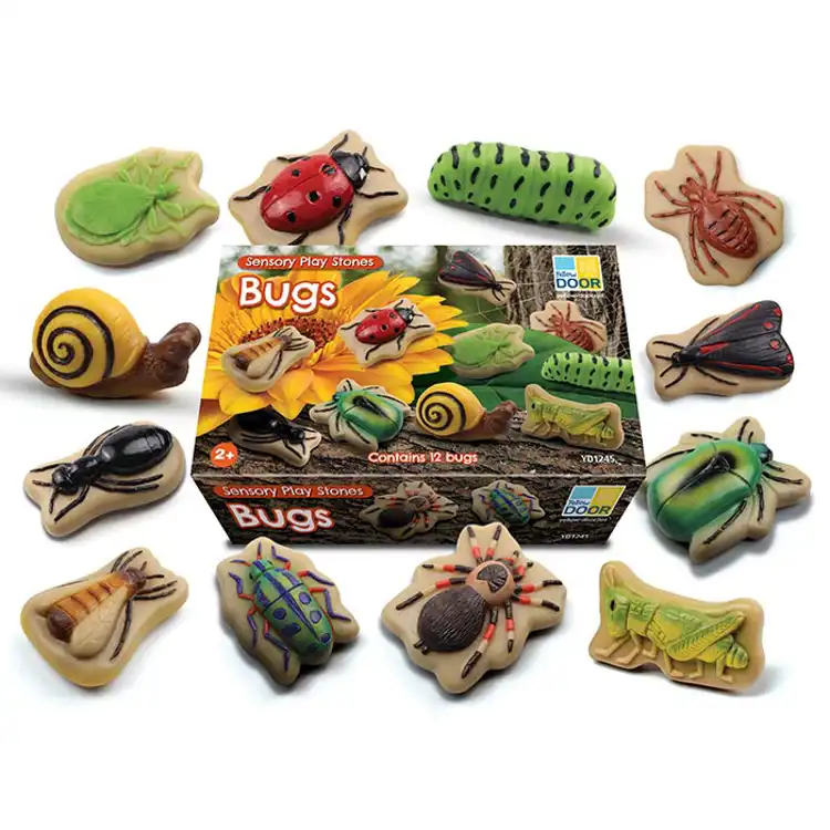 Sensory Play Stones, Bugs