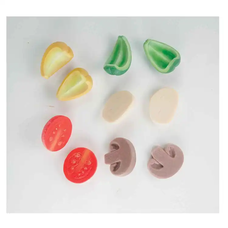 Sensory Play Stones, Pizza Toppings