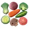 Sensory Play Stones, Vegetables