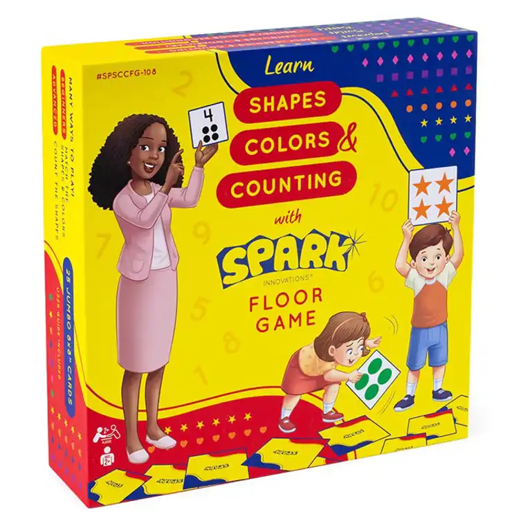 Shapes, Colors & Counting Floor Game