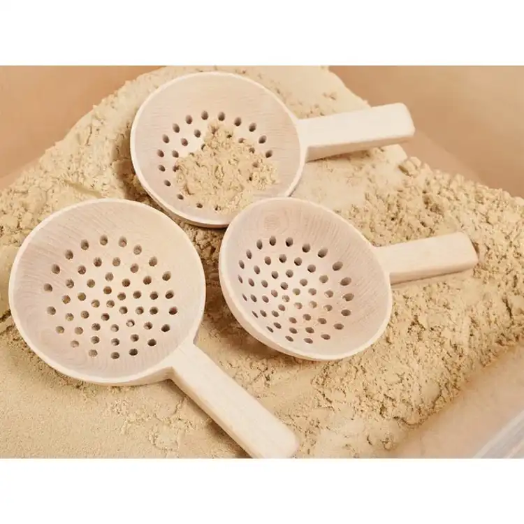 Short Handle Holey Spoons