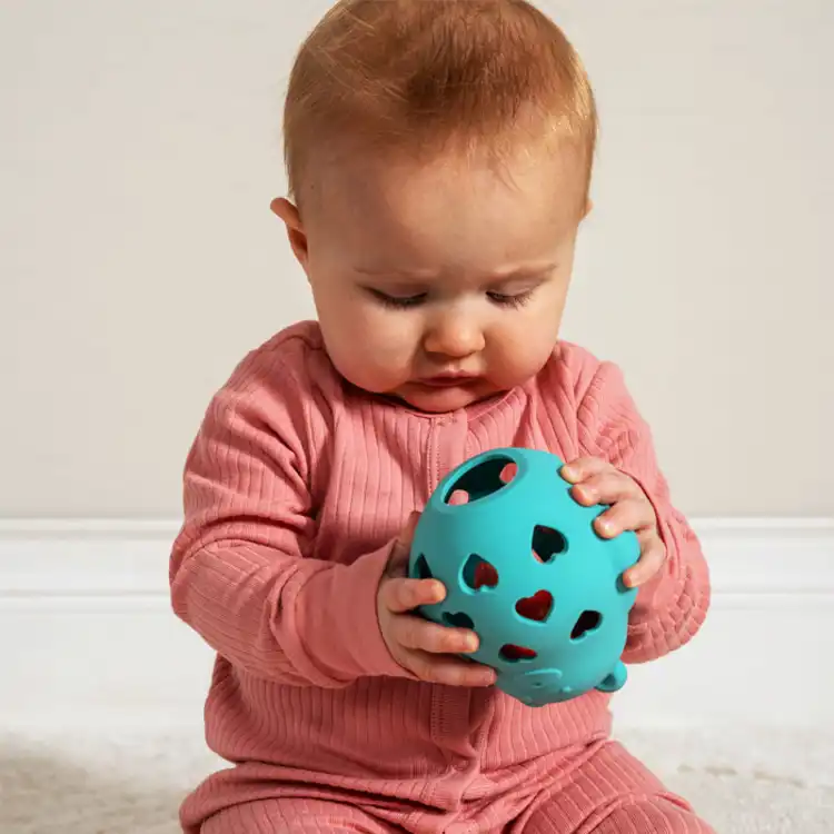 Simply Silicone Teddy Roly Wobbler