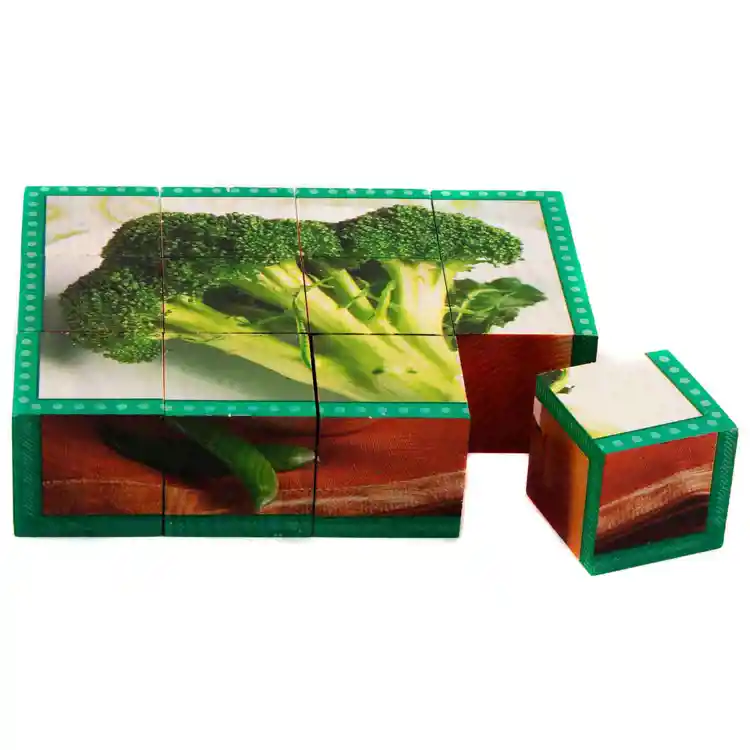 Vegetables Cube Puzzle