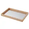 Small Wooden Mirror Tray