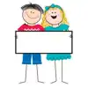 Stick Kids All Are Welcome Bulletin Board Set