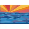Sun Waves Classroom Rug
