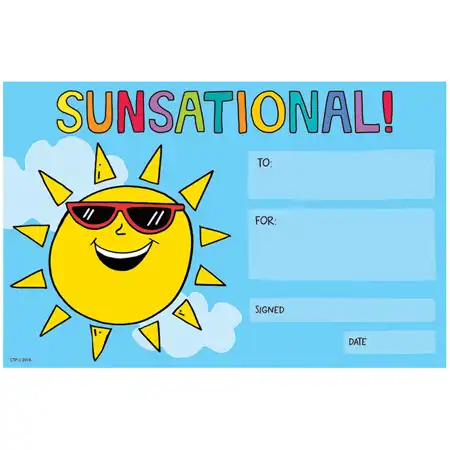 Sunsational Award