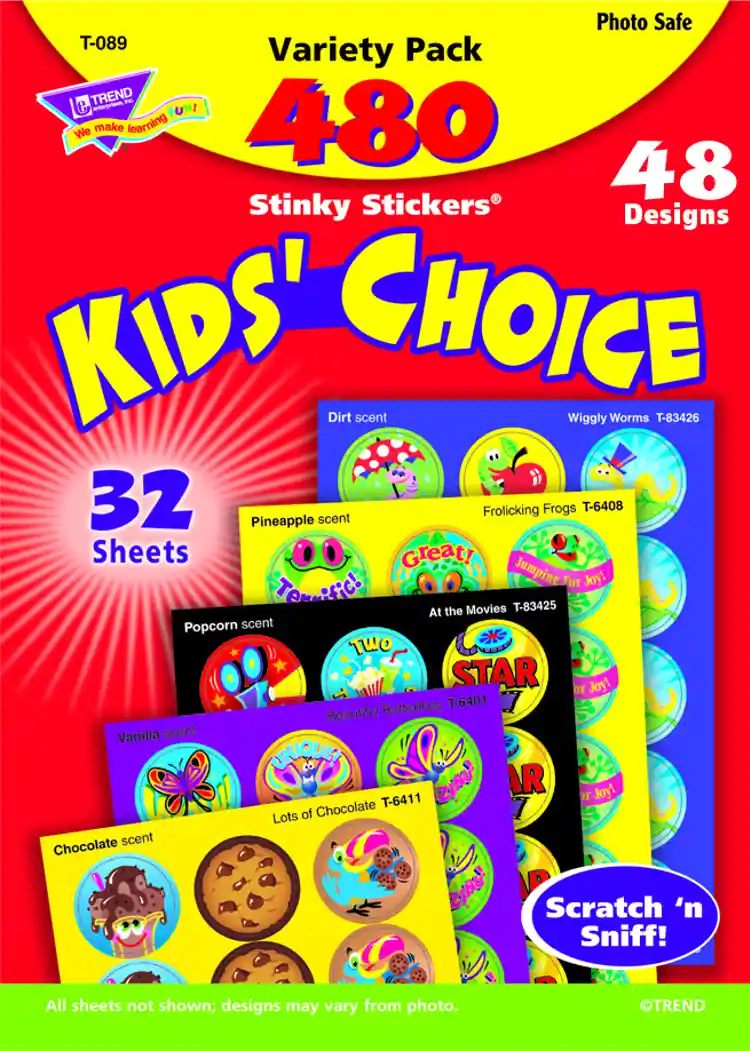 Kid's Choice Stinky Stickers® Variety Pack