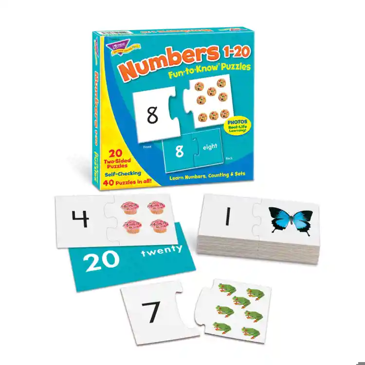 Number 1-20 Fun-to-Know® Puzzles