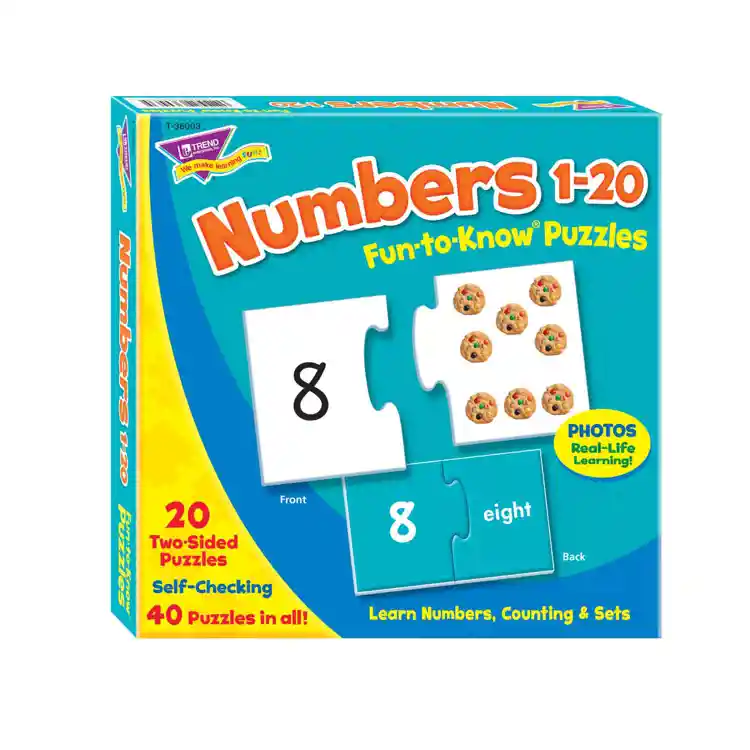 Number 1-20 Fun-to-Know® Puzzles