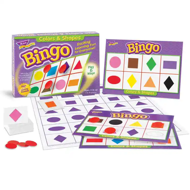 Colors & Shapes Bingo Game