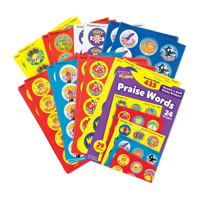 Praise Words Stinky Stickers® Variety Pack