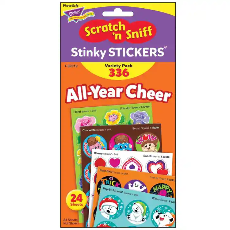 All Year Cheer Stinky Stickers® Variety Pack