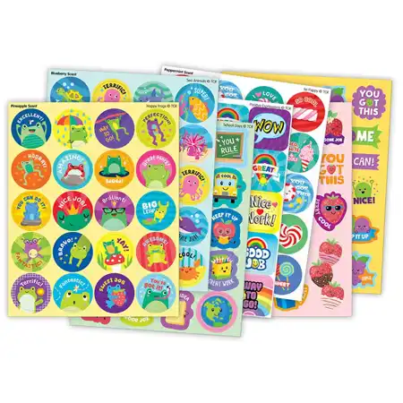 Smelly Stickers Variety Pack, Positive Words