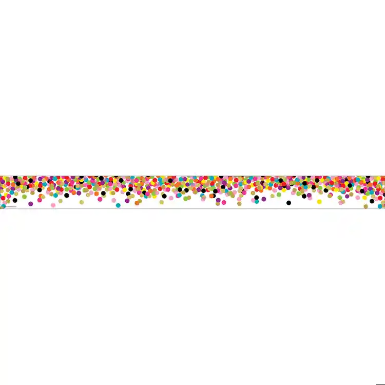 Confetti Straight Border