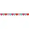 Home Sweet Classroom Colorful Hearts Die Cut Border