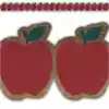 Home Sweet Classroom Apples Die Cut Border