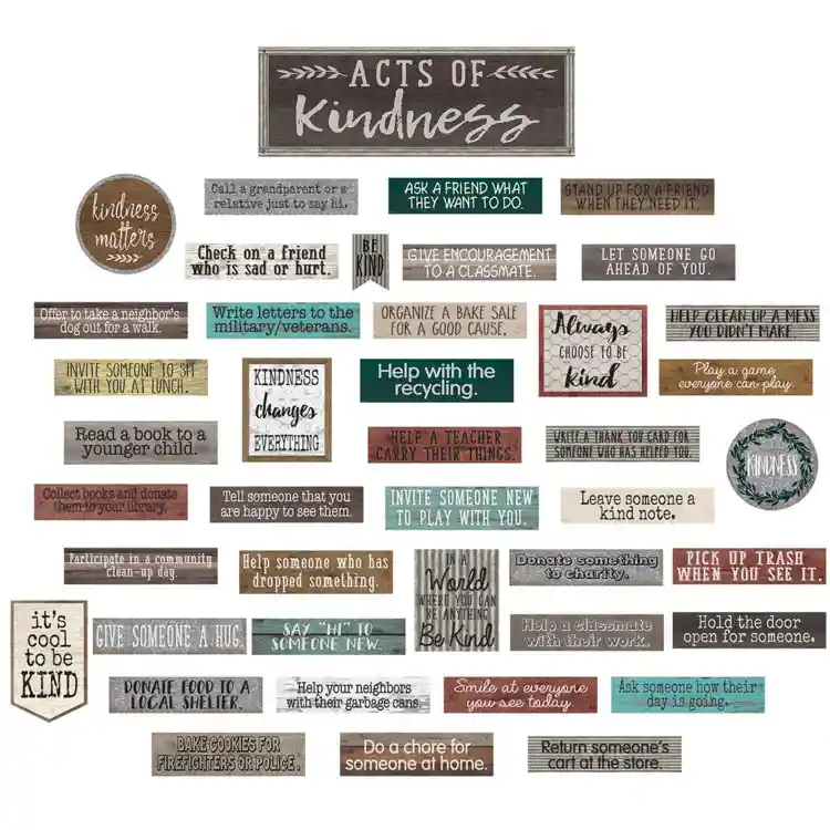 Home Sweet Classroom Acts of Kindness Bulletin Board Set