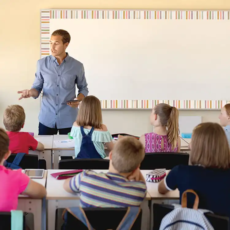 Terrazzo Tones Straight Border