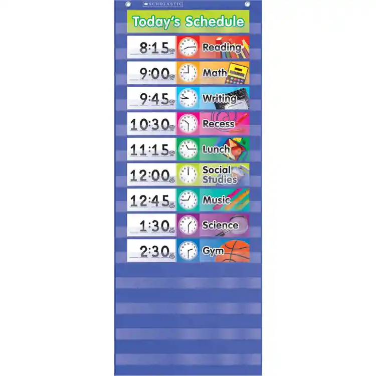 Daily Schedule Pocket Chart