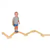 Toddler Wooden Build & Balance Beam Set