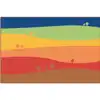 Tranquil Hills Rug, Primary Colors
