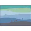 Tranquil Hills Rug, Tranquil Colors