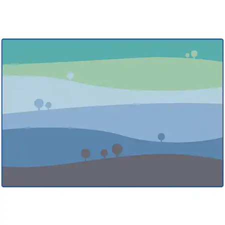 Tranquil Hills Rug, Tranquil Colors