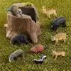 Tree Stump & Forest Animals Set