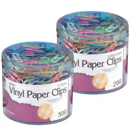 Vinyl Coated Paper Clips