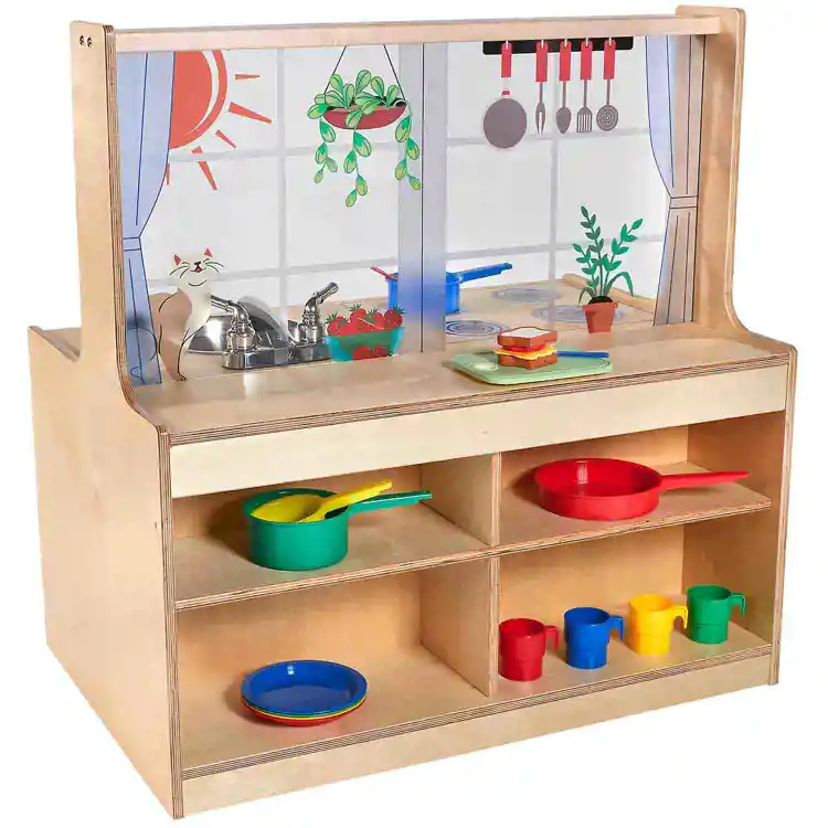 Becker's Sunny Day Double-Sided Toddler Kitchen