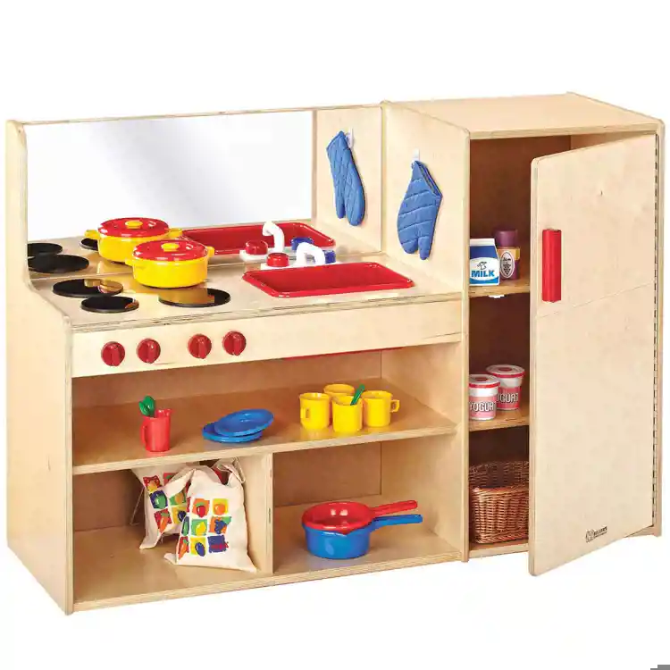 Becker's Toddler Combo Kitchen with Refrigerator