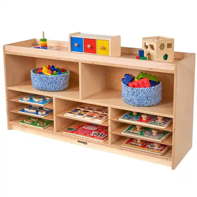 Becker's Toddler Puzzle & Play Shelf