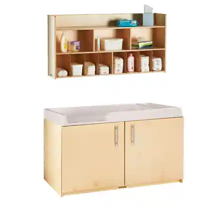 Becker's Premium Changing Table and Diaper Organizer Set