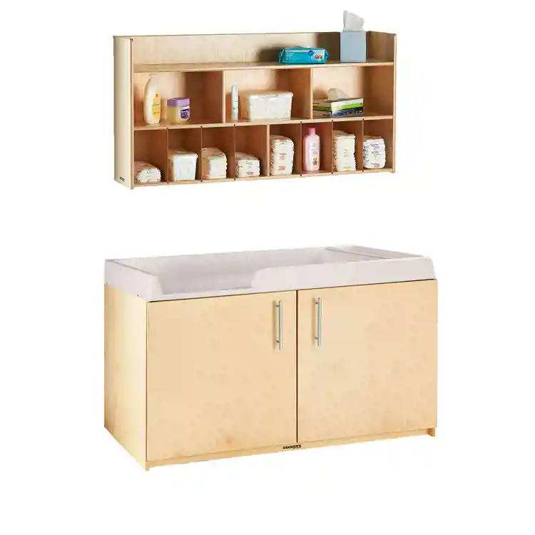 Becker's Premium Changing Table and Diaper Organizer Set