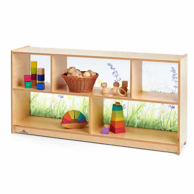 Nature View Acrylic Back Storage Cabinet