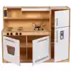 Contemporary Combo Kitchen, White