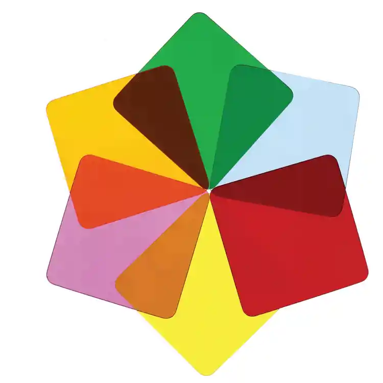 Color Wheel Acrylic Squares