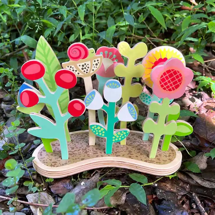 Wooden Flower Bed