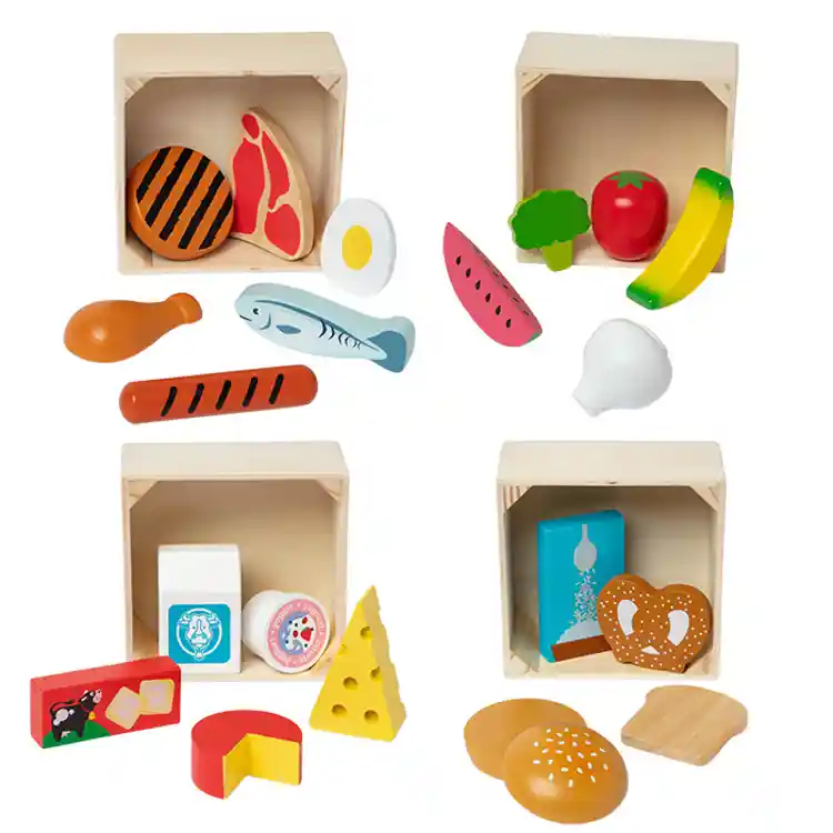 Wooden Food Groups Set