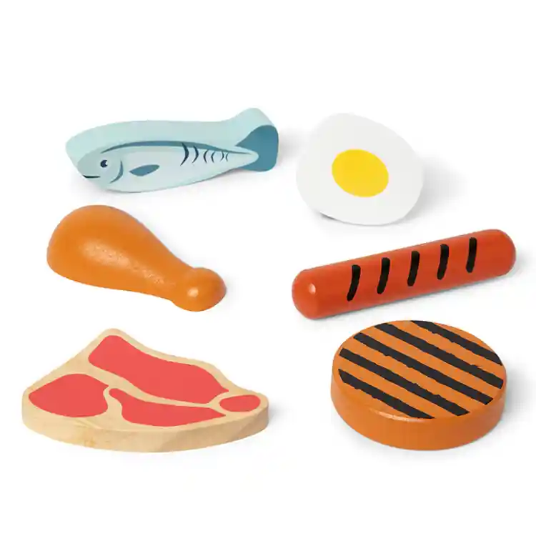 Wooden Food Groups Set