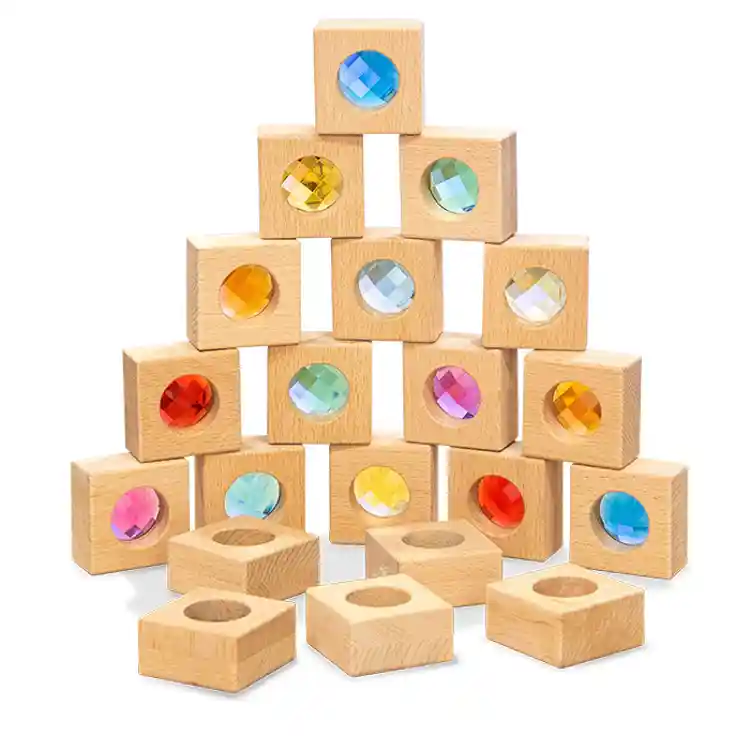 Wooden Kaleidoscope Blocks