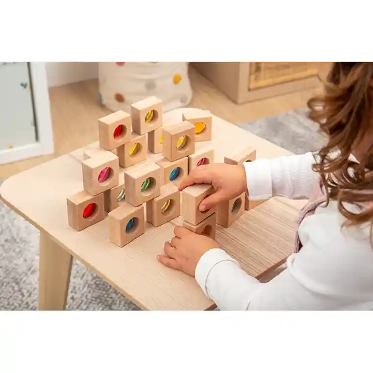 Wooden Kaleidoscope Blocks