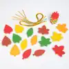 Wooden Lacing Leaves