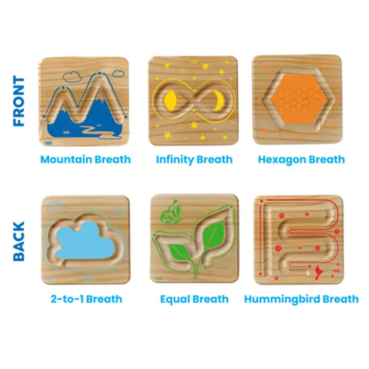 Wooden Mindful Maze Set
