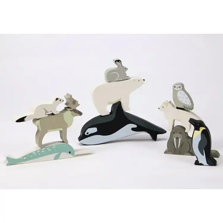 Wooden Polar Animals