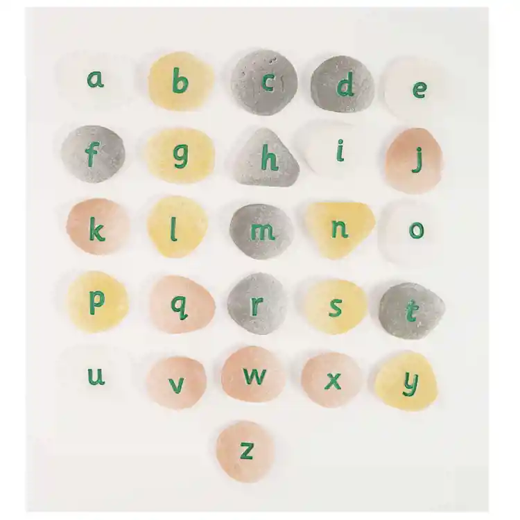 Alphabet Pebbles, Lowercase