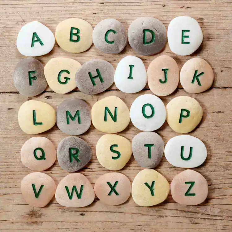 Alphabet Pebble Sets